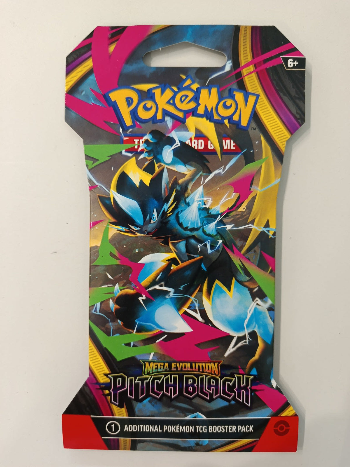 Pokemon Mega Evolution Pitch Black Mega Lucario Booster Pack 2025 (English)