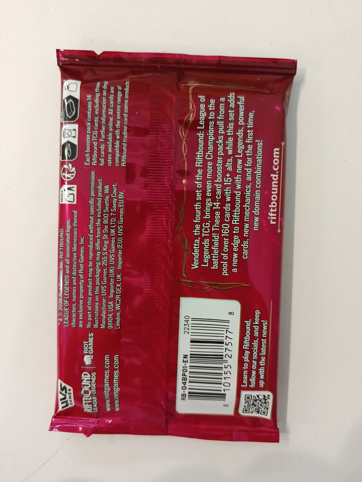 Riftbound Vendetta Akali Booster Pack (English) - view 2
