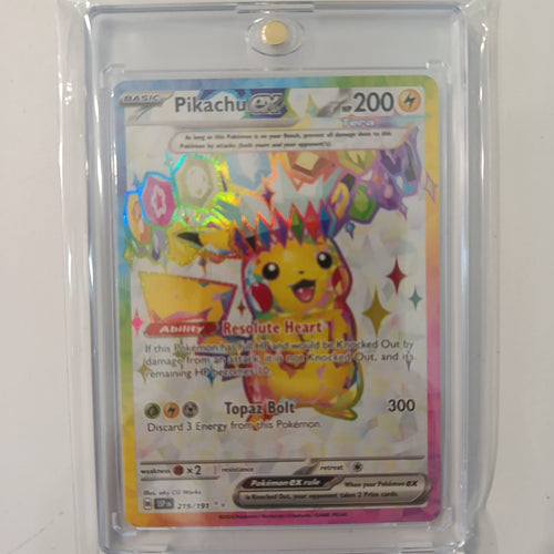 sv8 Pikachu ex #219/197 CCG 9