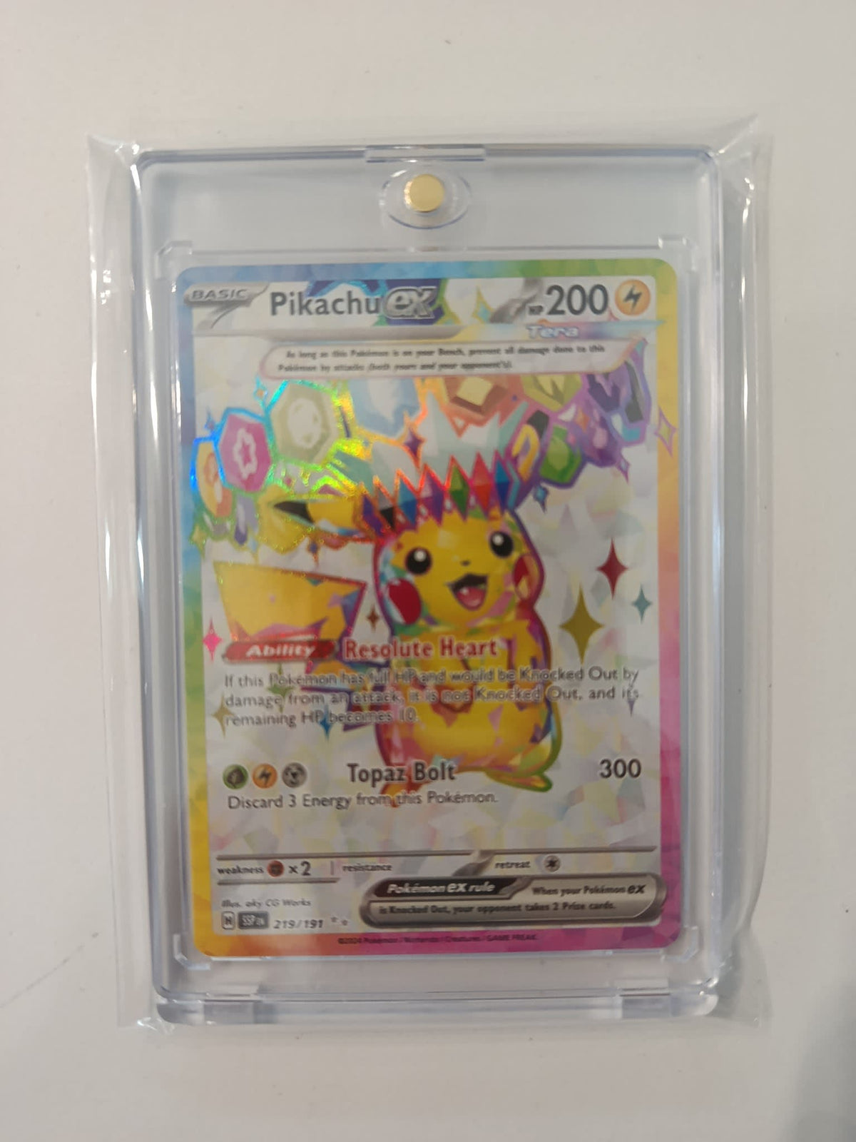 sv8 Pikachu ex #219/197 CCG 9