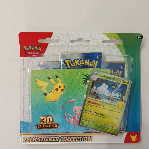 Pokemon 30th Celebration Alolan Exeggutor Tech Sticker Collection 2025 (English)