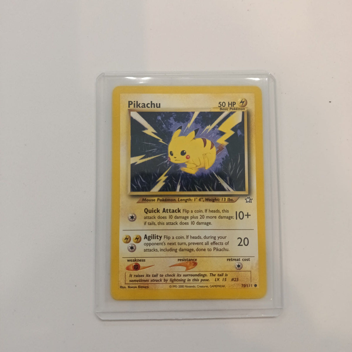 2000 Pokemon Company Neo Genesis Pikachu #70/111