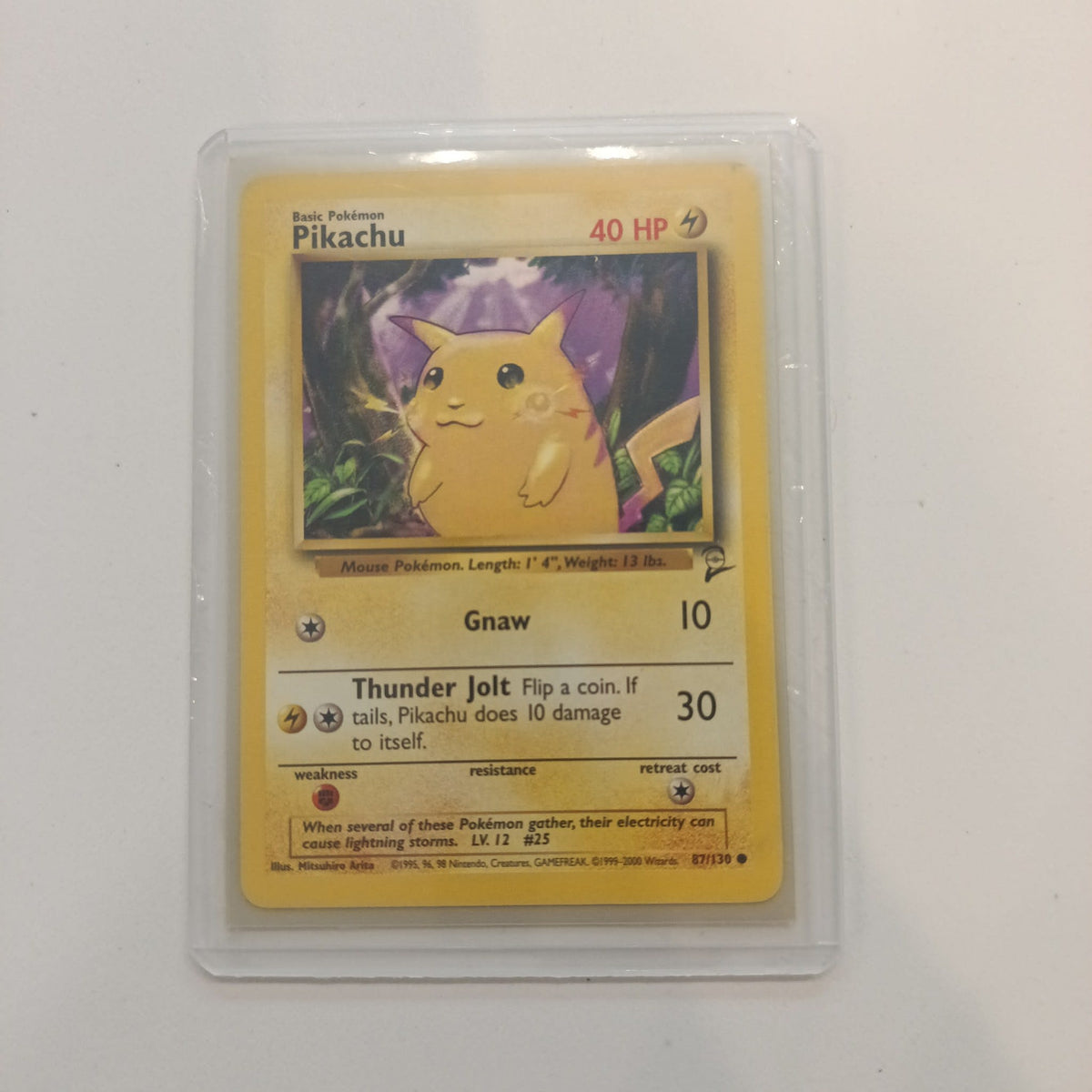 2000 Pokemon Company Base Set 2 Pikachu #87/130