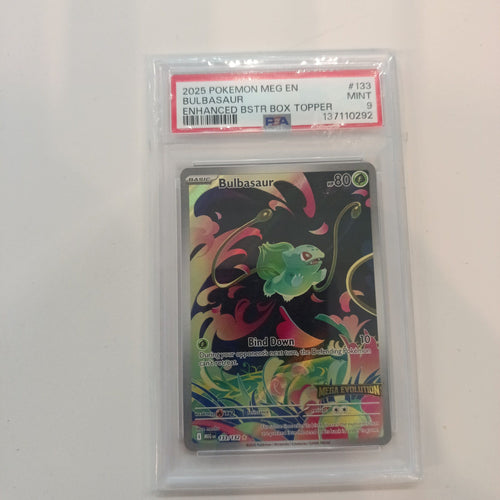 2025 Pokémon Company 2025 Pokémon MEG EN Bulbasaur #133 PSA 9
