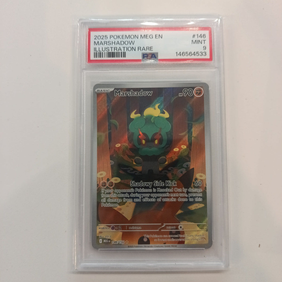 2025 Pokemon Company 2025 Pokemon MEG EN Illustration Rare Marshadow #146 MEG MINT