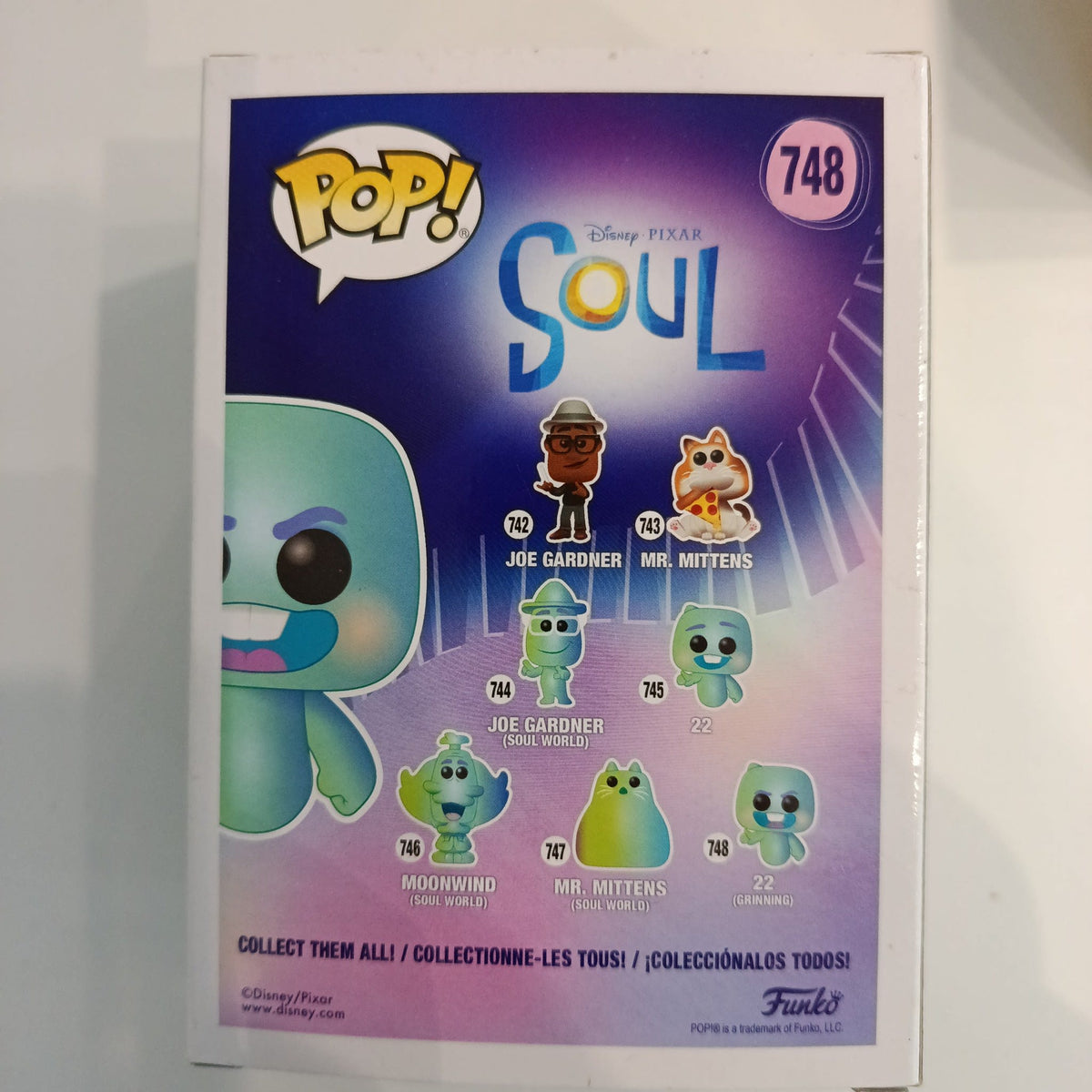 Funko Pop Disney Pixar Soul 22 (Grinning) #748 - view 2