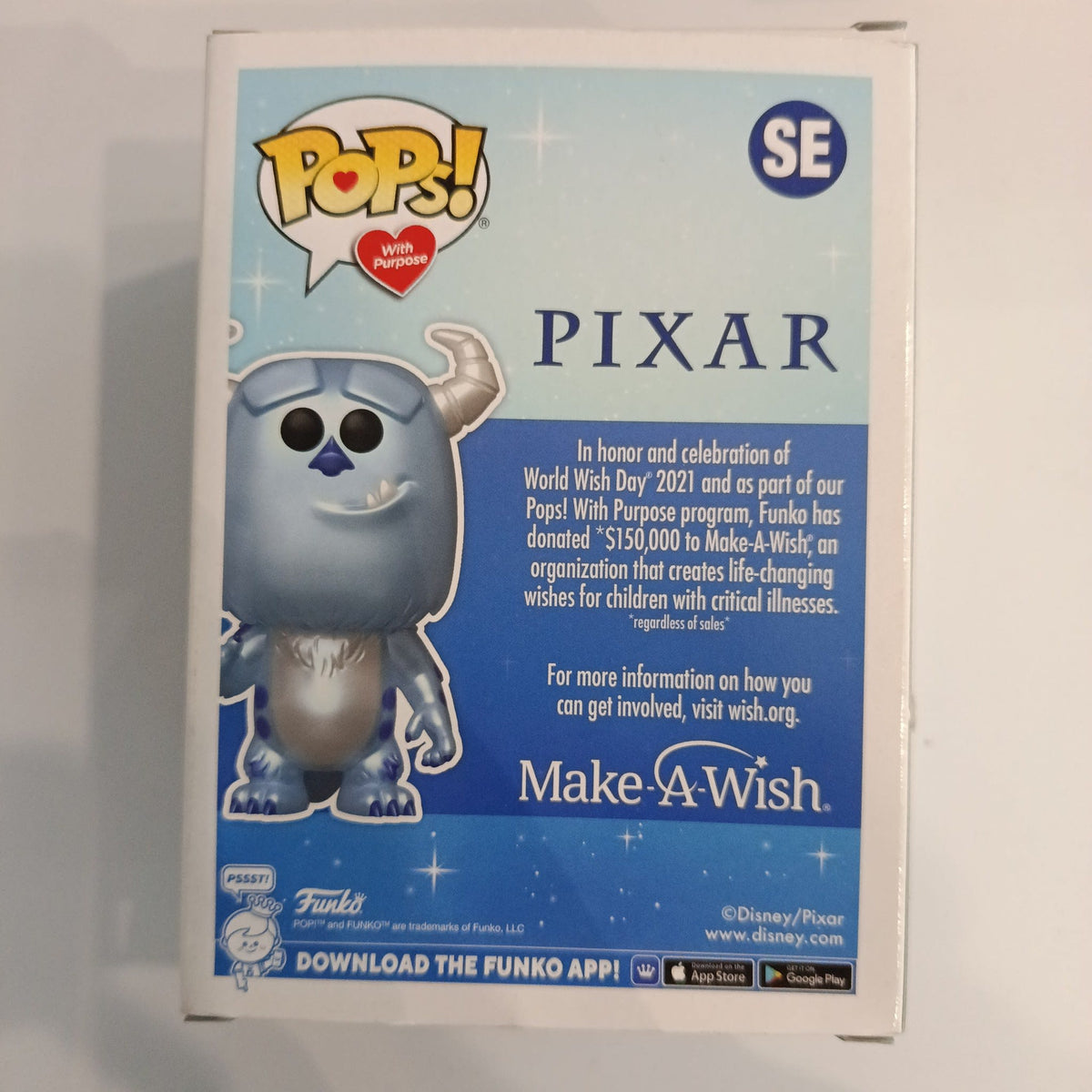 Funko Pop Pixar / Pops! With Purpose – Make-A-Wish Sulley #SE - view 2