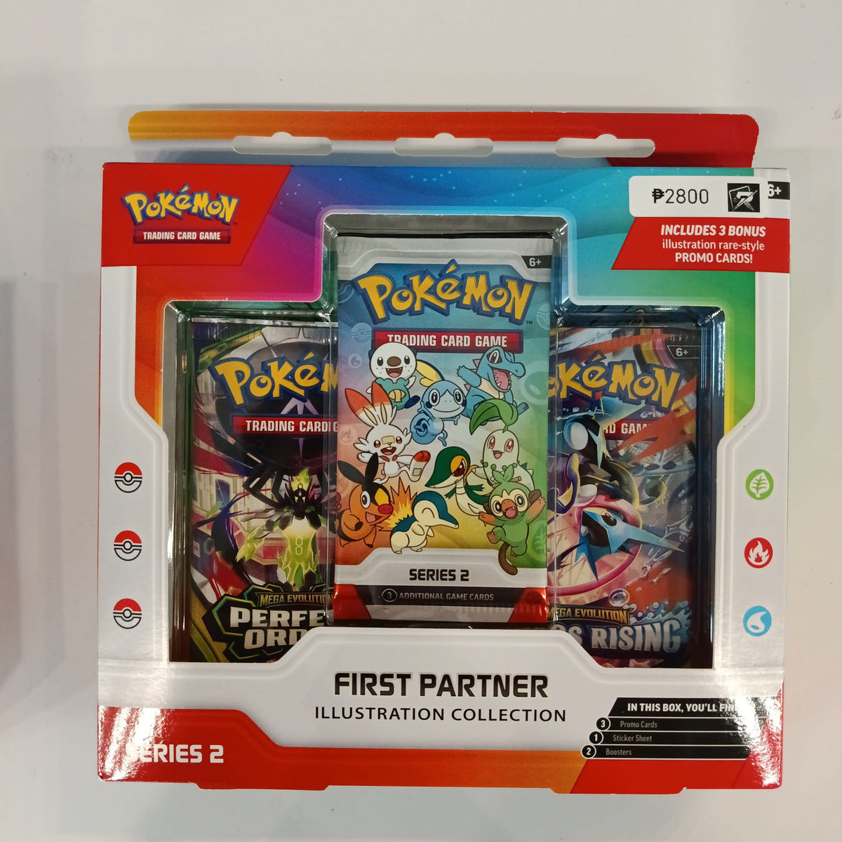 Pokemon First Partner Illustration Collection Series 2 Cyndaquil, Oshawott, Grookey Collec
