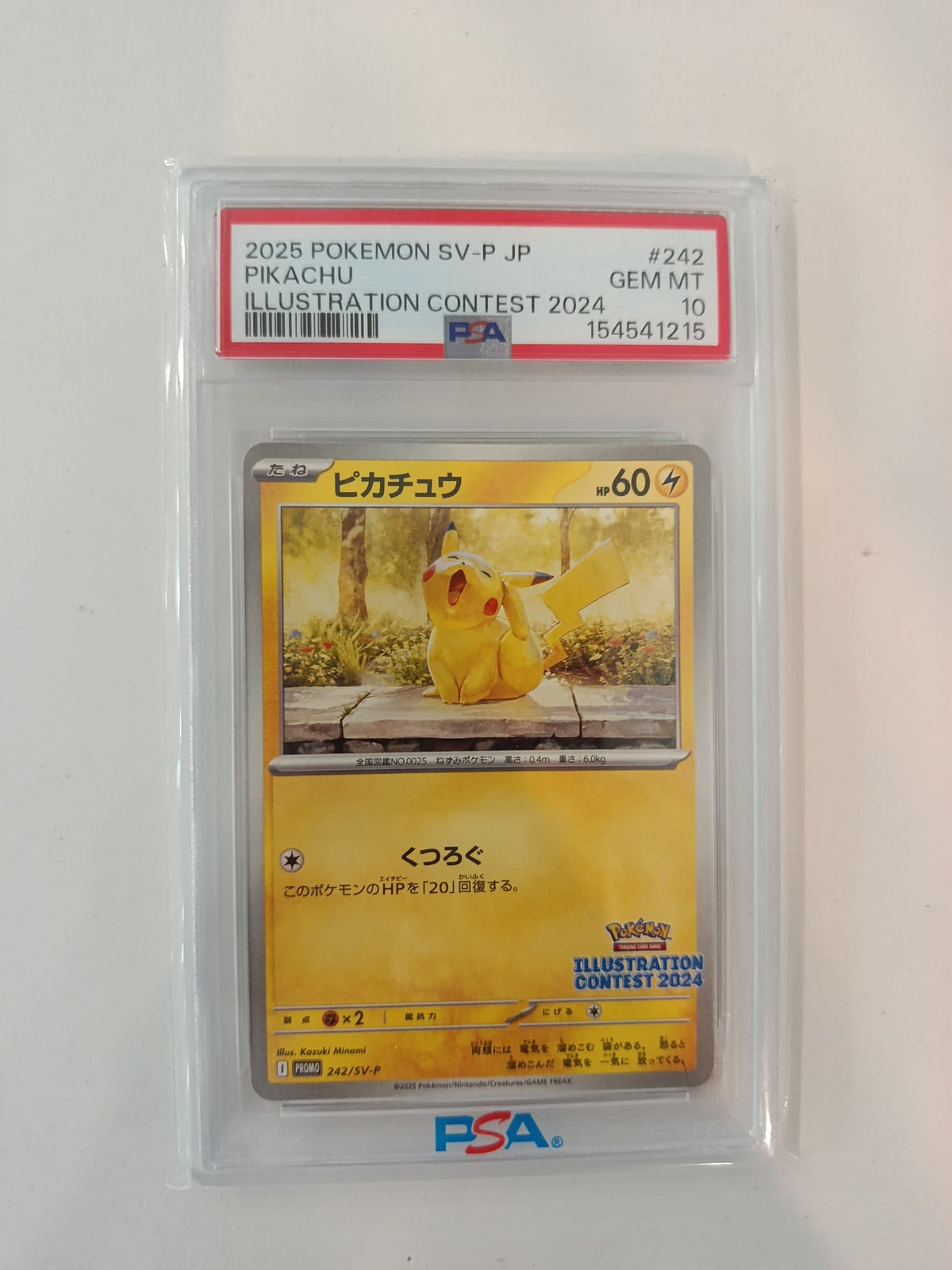 2025 Pokemon Company SV-P Illustration Contest 2024 Illustration Contest 2024 Pikachu Prom