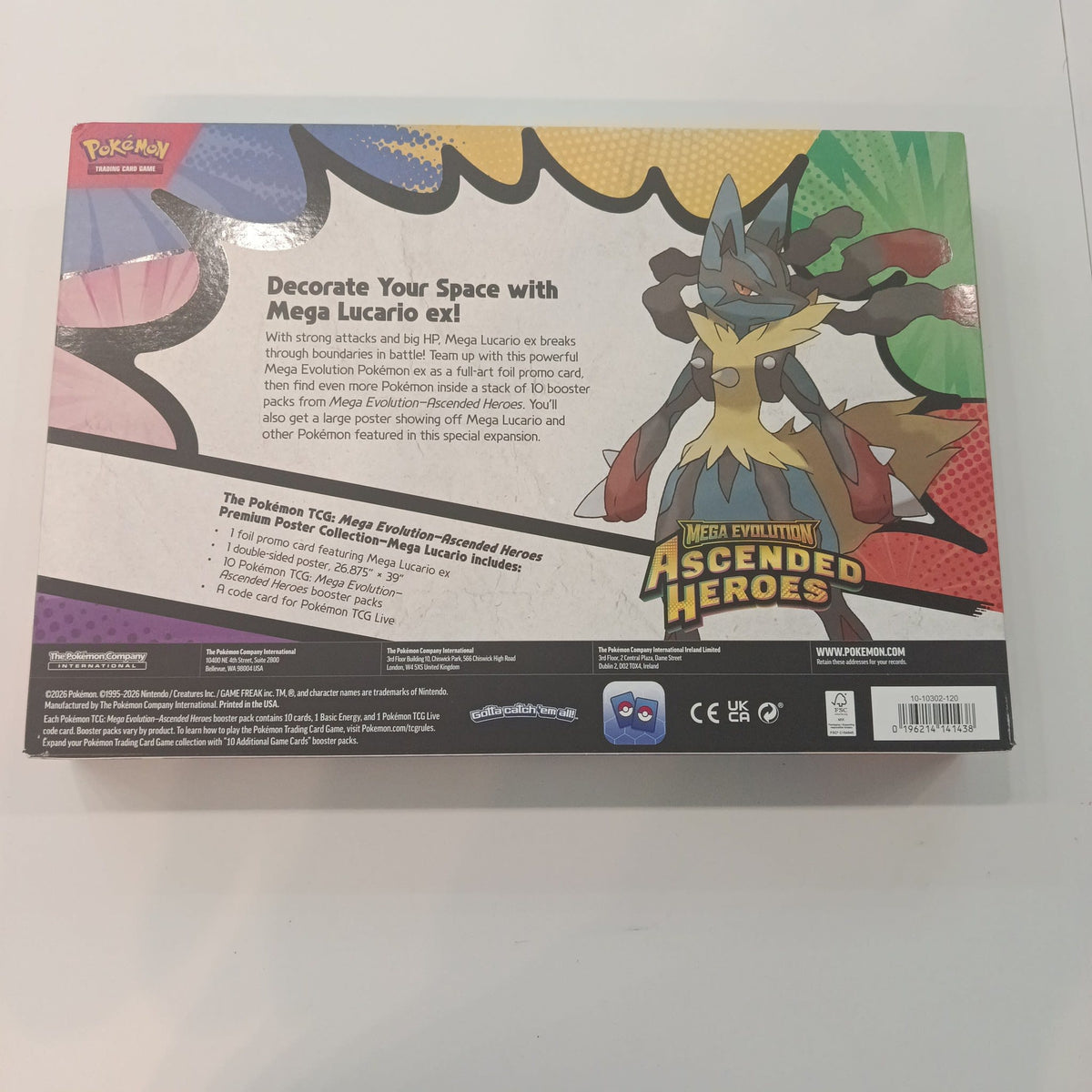 2026 Pokemon Scarlet & Violet Mega Lucario - view 2