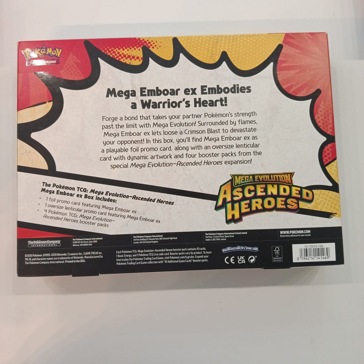 2026 Pokemon TCG Mega Evolution Mega Emboar ex - view 2