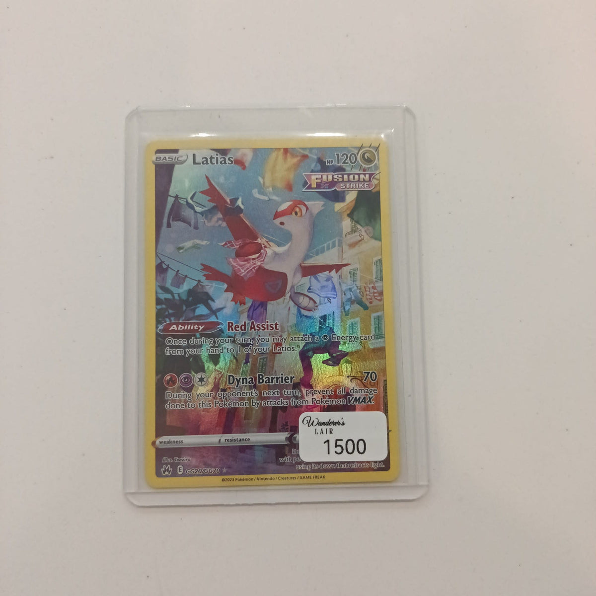 2023 Pokemon Company Crown Zenith Galarian Gallery Latias Full Art #GG20/GG70