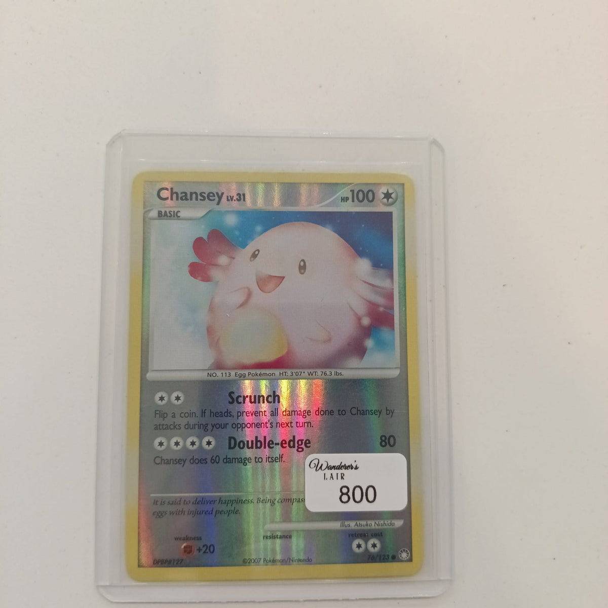 2007 Pokemon Company Diamond & Pearl Chansey Reverse Holo #76/123