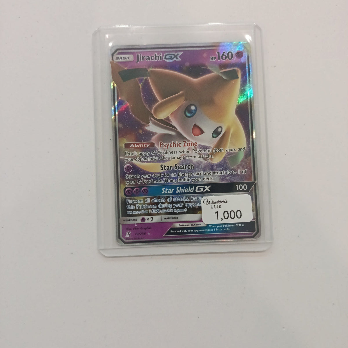 2019 Pokemon Company Cosmic Eclipse GX Jirachi #79/236