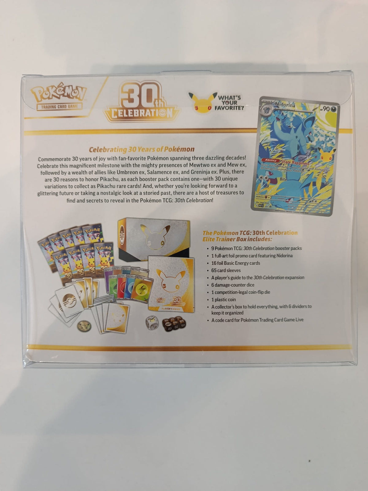 Pokemon 30th Celebration Pikachu Elite Trainer Box 2025 (English) - view 2