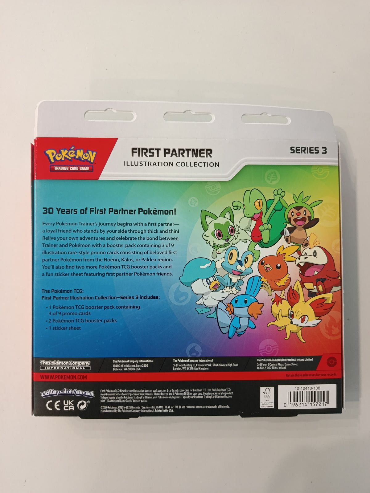 Pokemon First Partner Illustration Collection Series 3 First Partner Pokemon Collection Bo - view 2