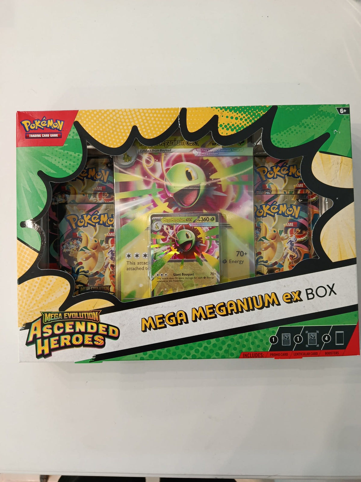 Pokemon Mega Evolution Ascended Heroes Mega Meganium ex Collection Box 2026 (English)