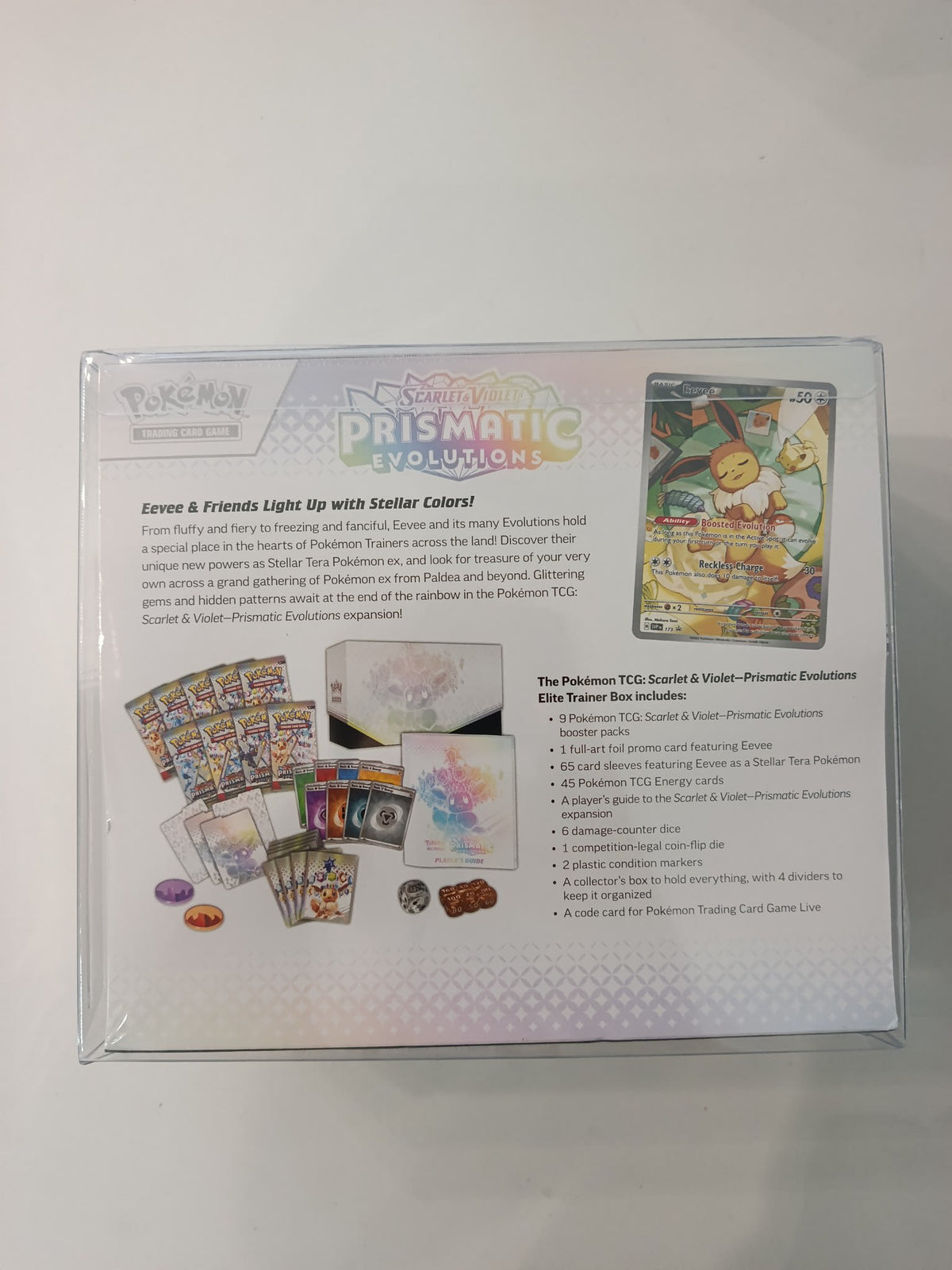 Pokemon Prismatic Evolutions Eevee Elite Trainer Box 2025 (English) - view 2