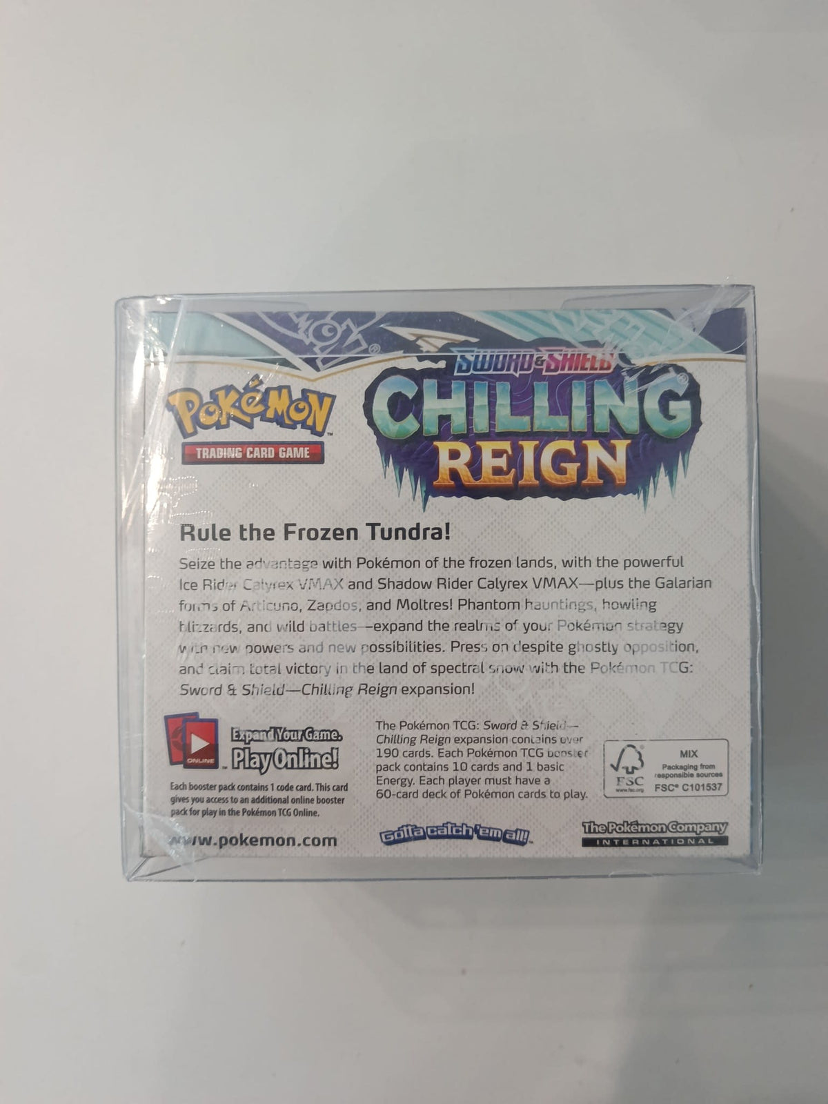 Pokemon Sword & Shield Chilling Reign Ice Rider Calyrex VMAX 2021 (English) - view 2