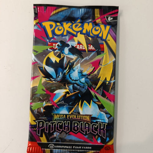 Pokemon Mega Evolution Pitch Black Mega Lucario Booster Pack (English)