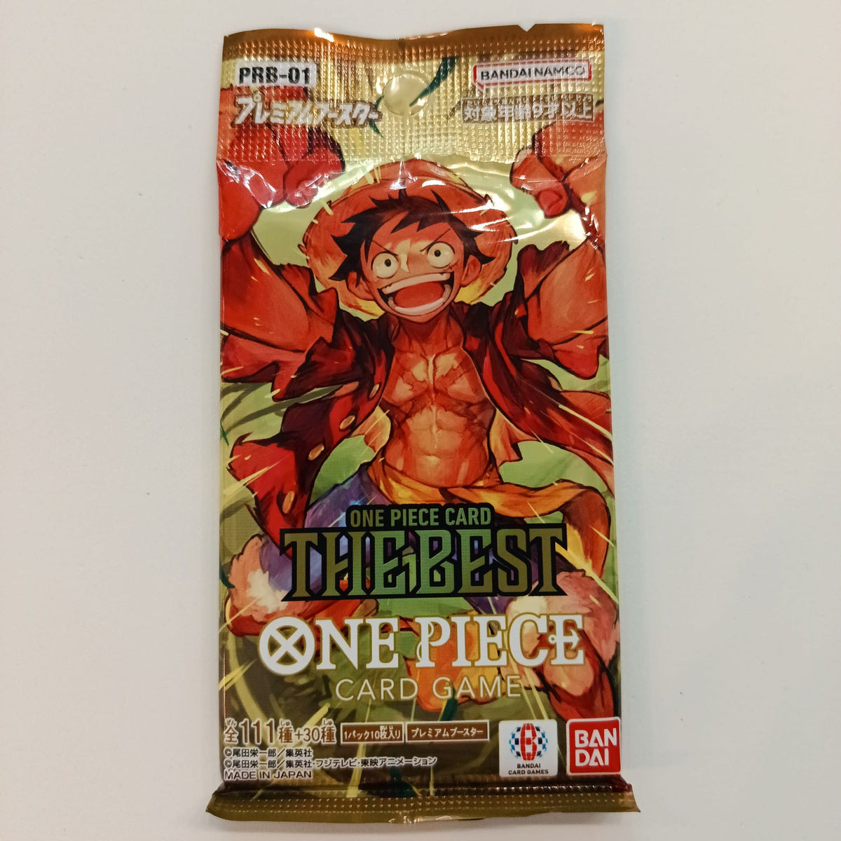 One Piece Card Game The Best Monkey D. Luffy #PRB-01