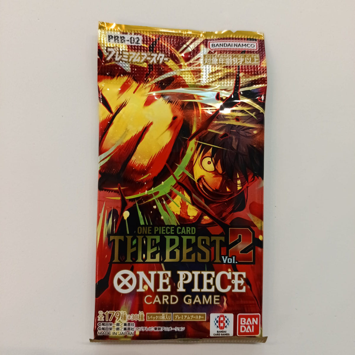 2024 One Piece Card Game Premium Booster Monkey D. Luffy #PRB-02