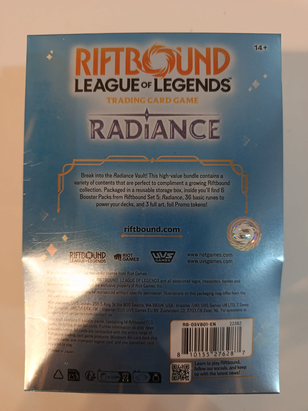 Riftbound Radiance Vault 2025 (English) - view 2