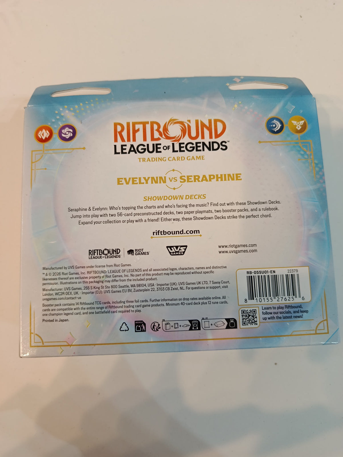 Riftbound Evelynn vs Seraphine Showdown Decks 2026 (English) - view 2