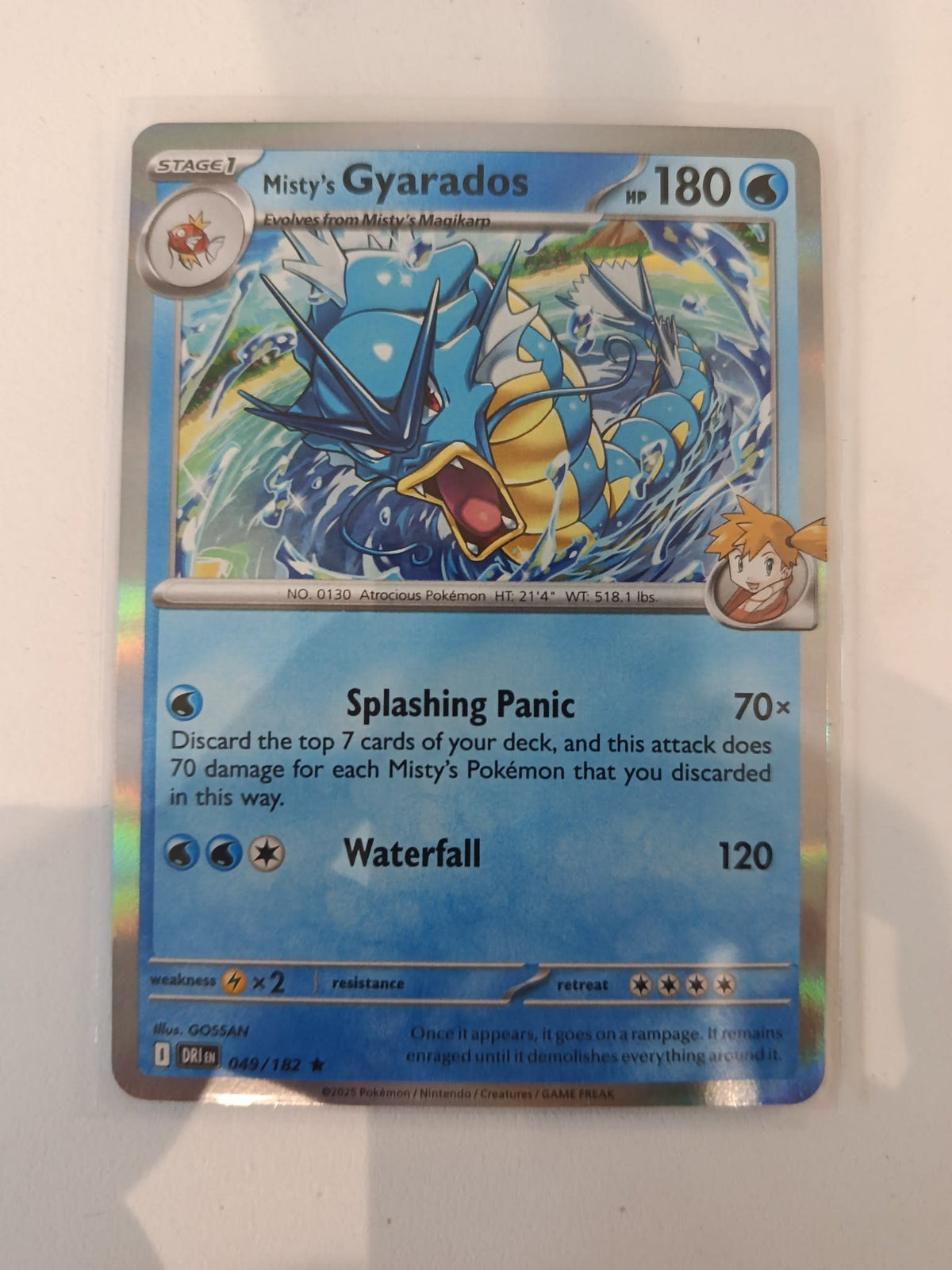 Pokemon Misty's Gyarados DRI (Destined Rivals) #049/182 2025 (English) 049/182