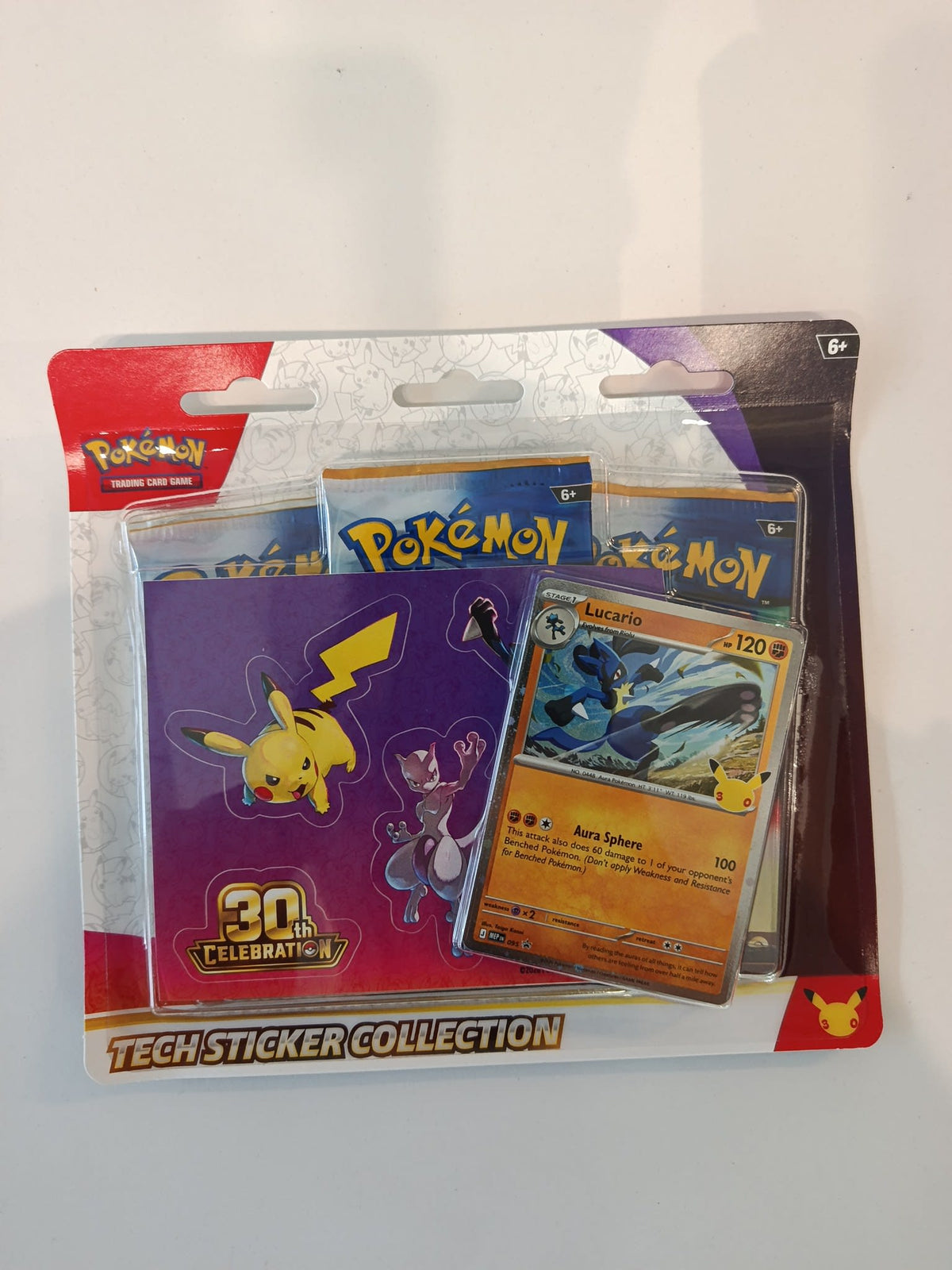 Pokemon 30th Celebration Lucario Blister 2024 (English)