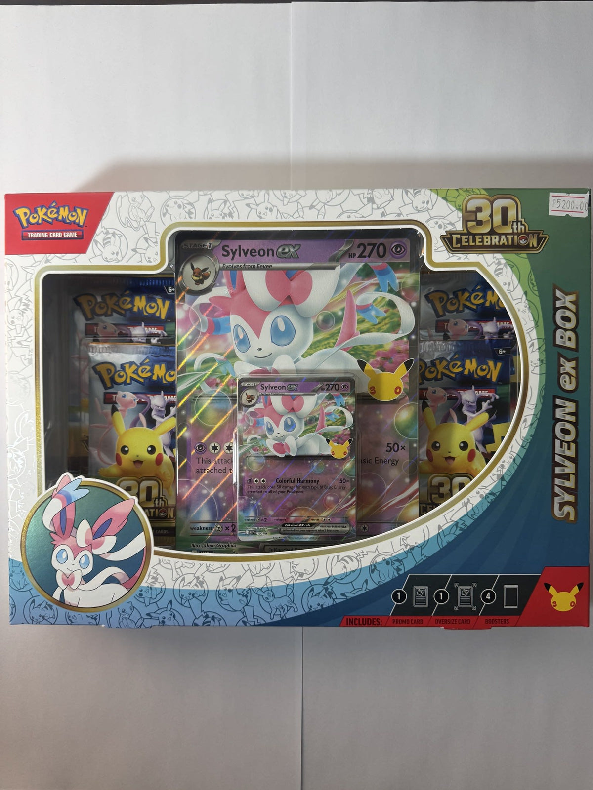 Pokemon 30th Celebration Sylveon ex Collection Box 2025 (English)
