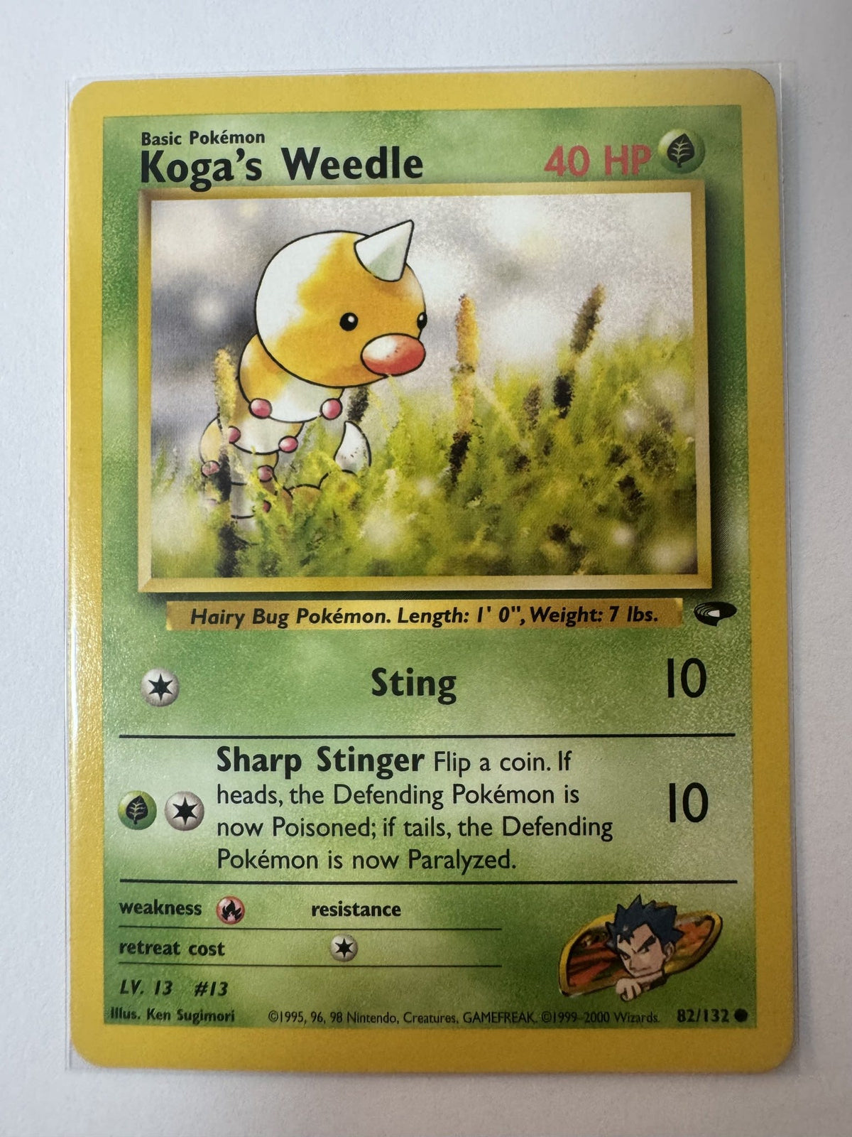 Pokemon Koga's Weedle Gym Challenge #82/132 2000 (English)
