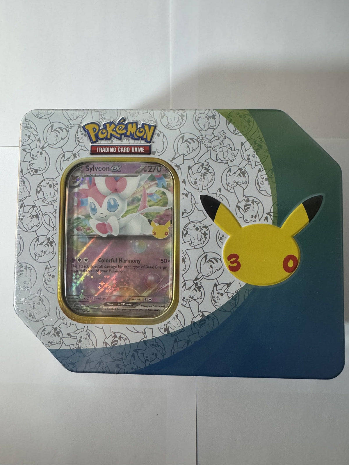 Pokemon 30th Celebration Sylveon ex Tin 2025 (English)