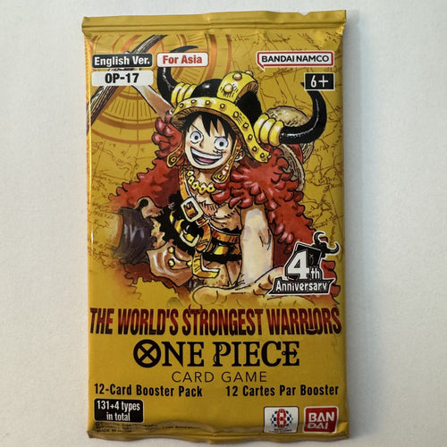 One Piece OP-17 The World's Strongest Warriors Monkey D. Luffy Booster Pack 2025 (English)