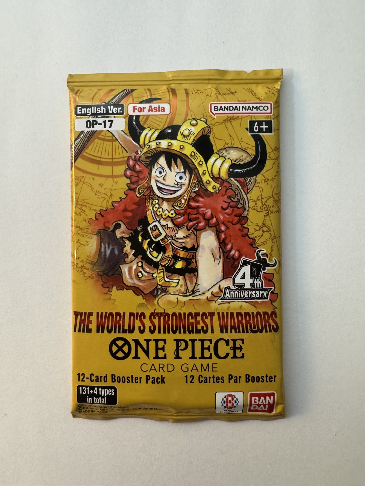 One Piece OP-17 The World's Strongest Warriors Monkey D. Luffy Booster Pack 2025 (English)