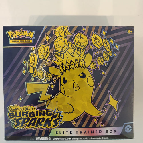 Pokemon Surging Sparks Pikachu ex Elite Trainer Box 2024 (English)
