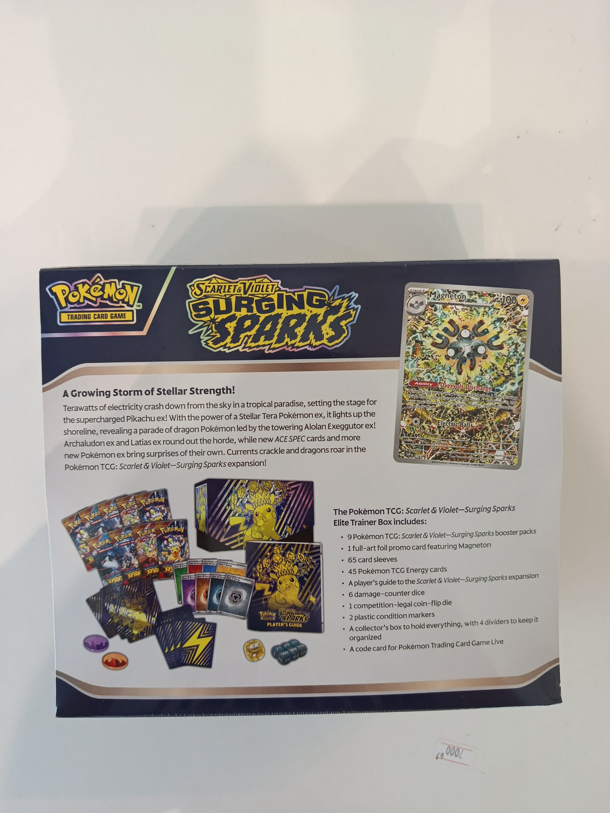 Pokemon Surging Sparks Pikachu ex Elite Trainer Box 2024 (English) - view 2