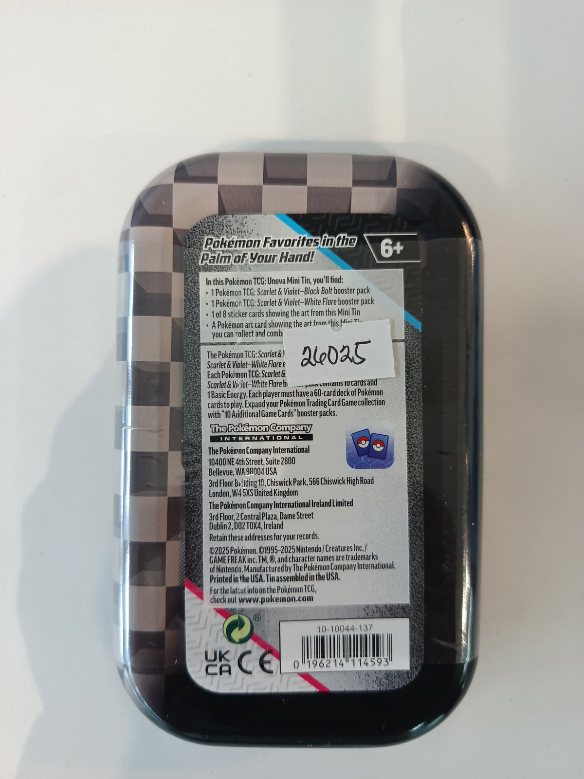 Pokemon Scarlet & Violet — Paldean Fates Charcadet & Mabosstiff Mini Tin 2024 (English) - view 2