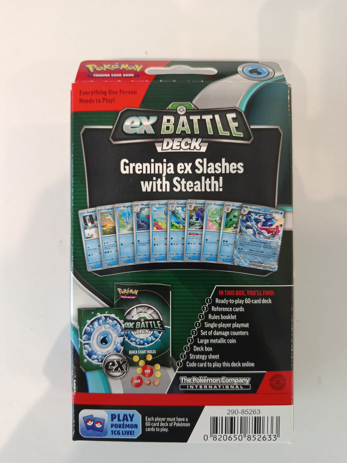 Pokemon ex Battle Deck Greninja ex (English) - view 2