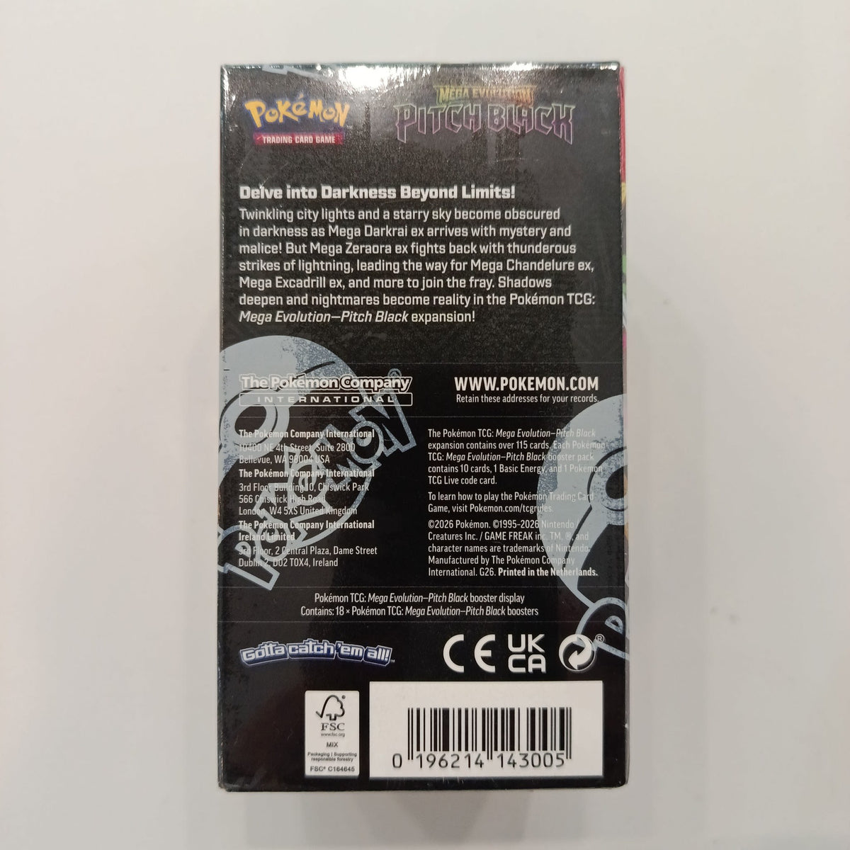 Pokemon Mega Evolution - Pitch Black Mega Darkrai ex 2026 (English) - view 2
