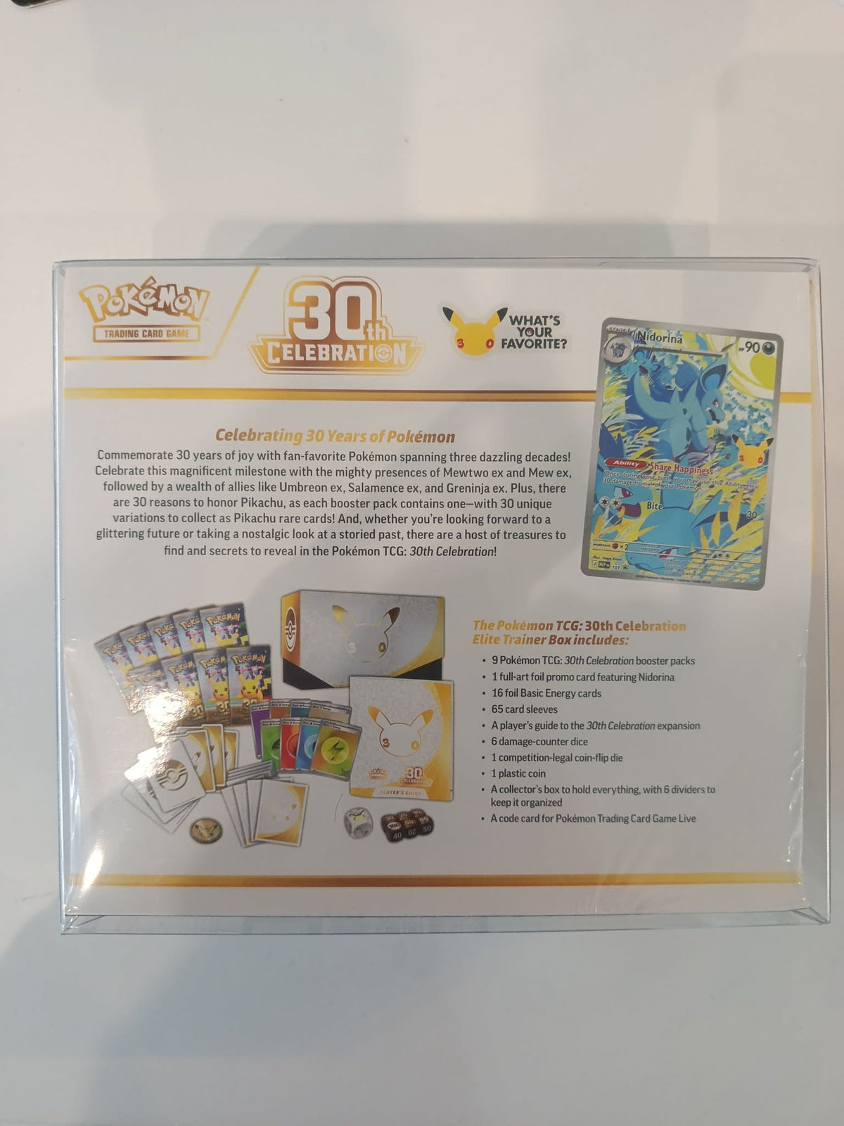 Pokemon 30th Celebration Pikachu Elite Trainer Box 2025 (English) - view 2