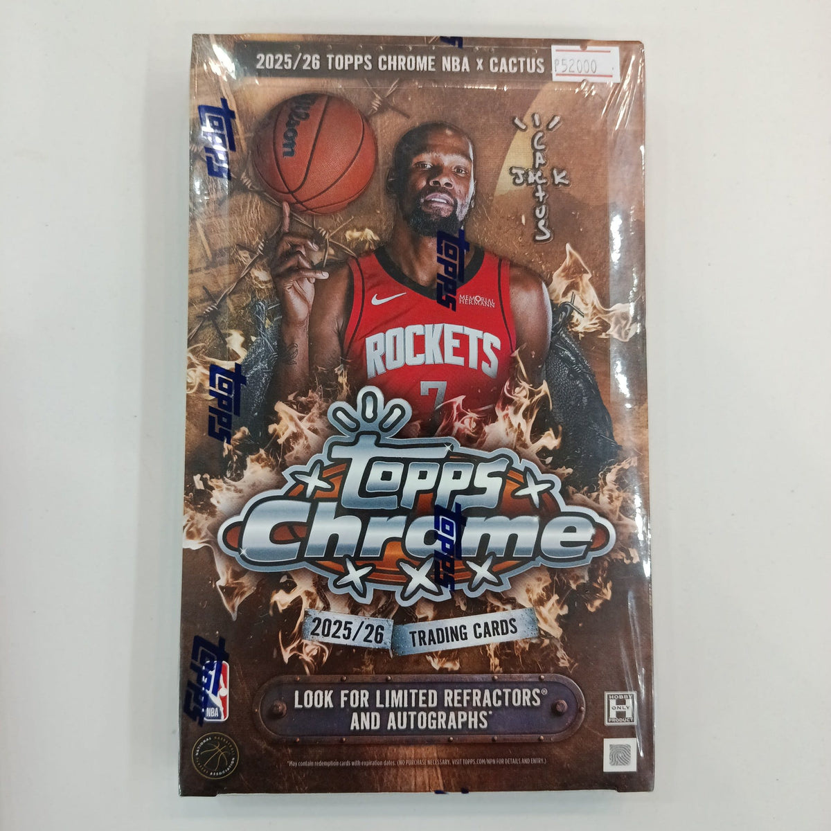 2025/26 Topps Chrome Hobby Box Kevin Durant