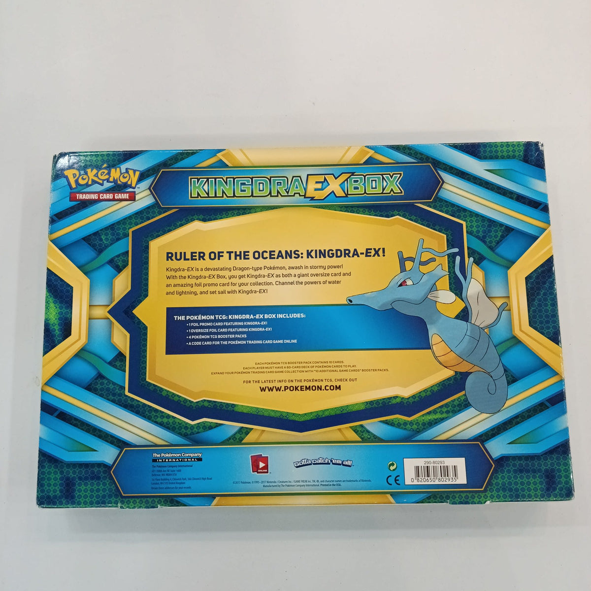 2017 Pokemon TCG XY Era Kingdra-EX - view 2