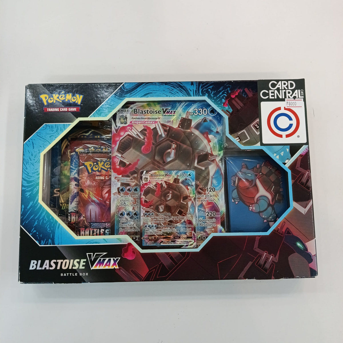 2021 Pokemon Blastoise VMAX Battle Box Blastoise VMAX