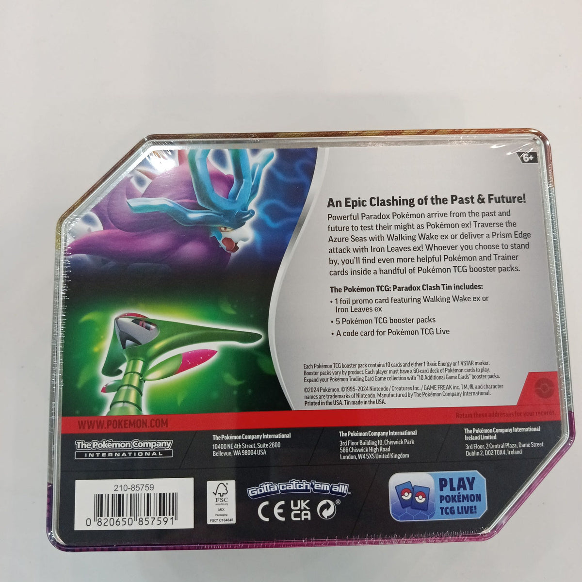 2024 Pokemon Scarlet & Violet Iron Leaves ex - view 2