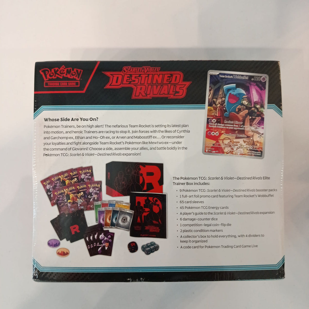Pokemon Scarlet & Violet—Destined Rivals Mewtwo ex Elite Trainer Box 2025 (English) - view 2