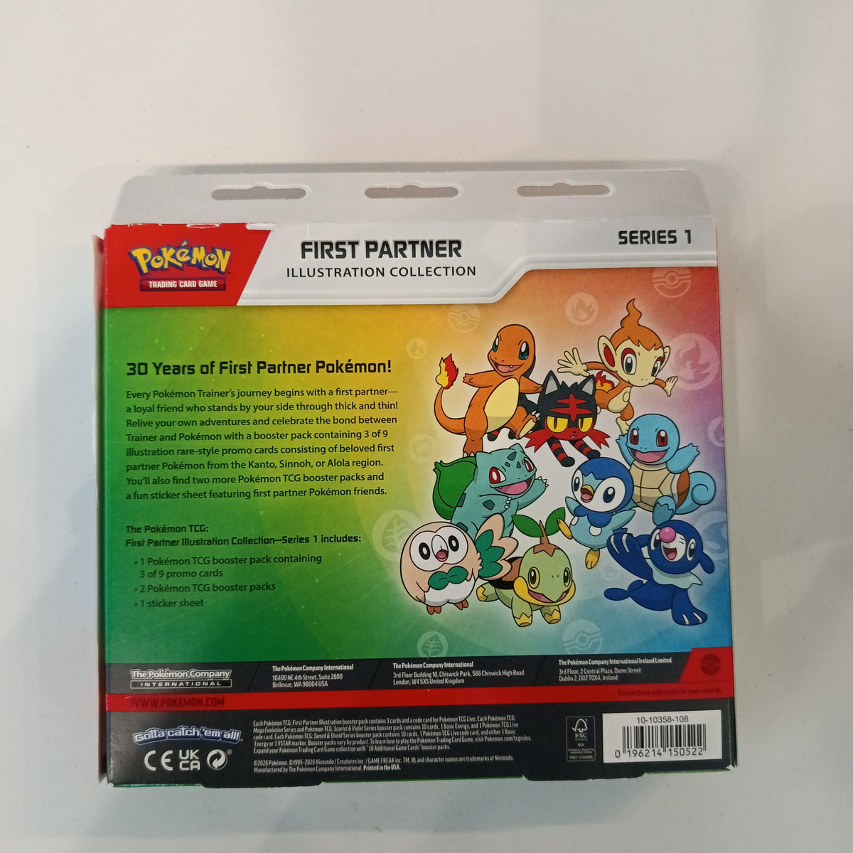 Pokemon First Partner Illustration Collection Series 1 Charmander, Bulbasaur, Squirtle, Ch - view 2