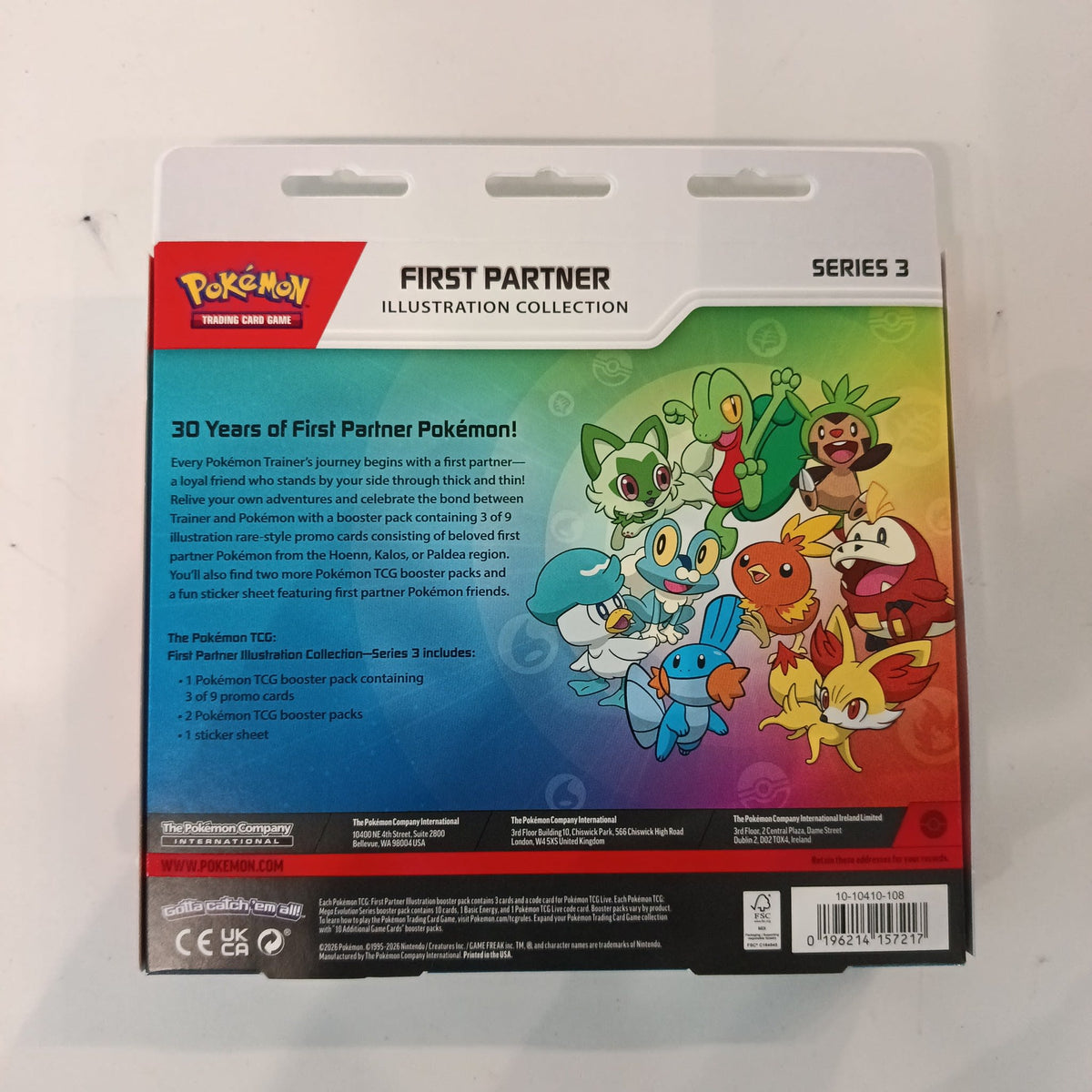 Pokemon First Partner Illustration Collection First Partner Pokemon Blister 2026 (English) - view 2