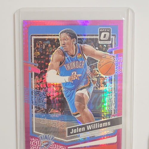 2023-24 Panini Donruss Optic Jalen Williams Hyper Pink #188