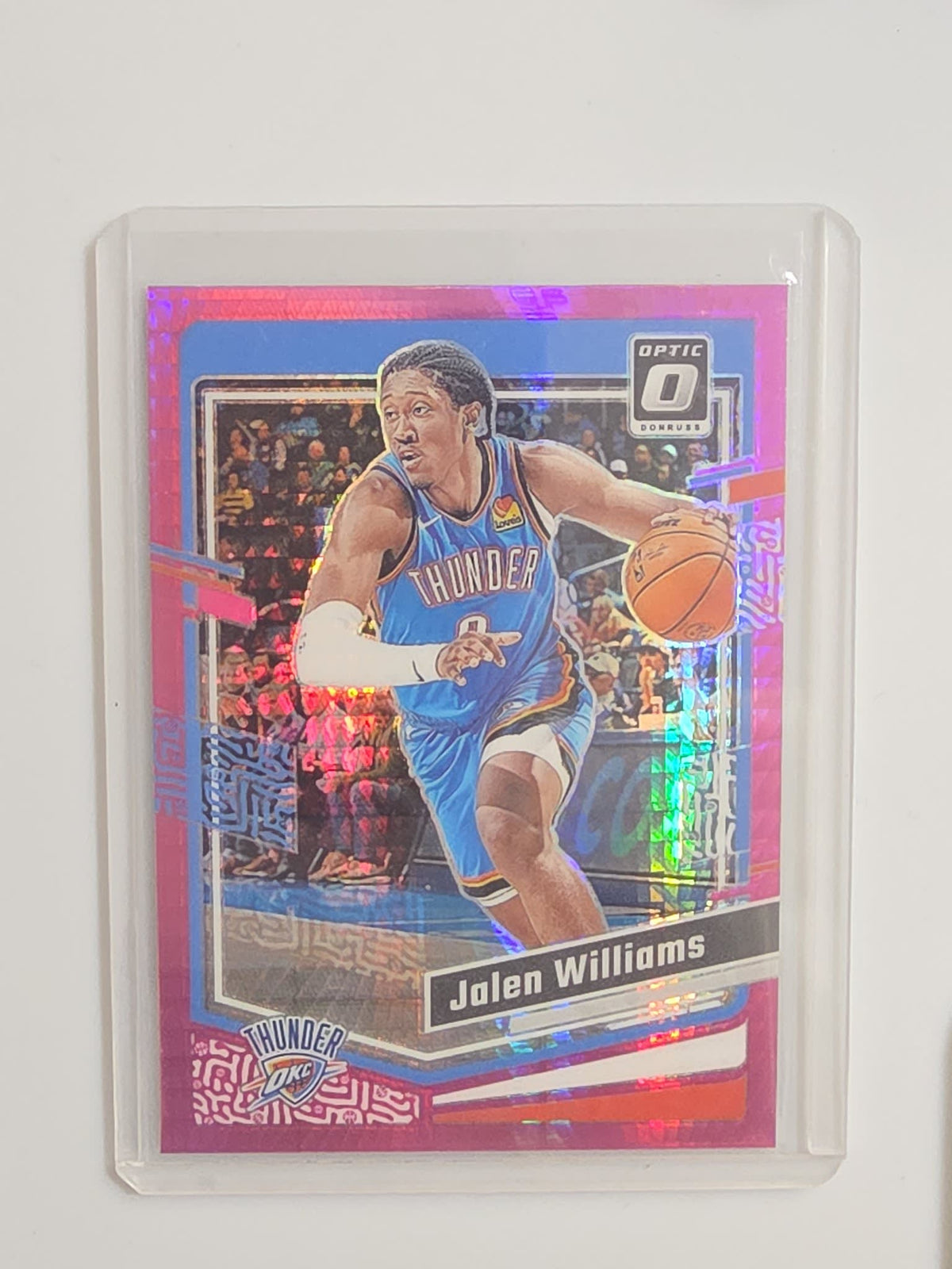 2023-24 Panini Donruss Optic Jalen Williams Hyper Pink #188